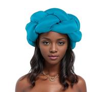 African Braided Headband Big Headband Nigerian Turban Cap Wedding Party Hair Styling Band Adjustable Hat