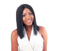 African Braided Wigs - Micro Twist Wig for African Women Hair Braids Wig,Women's Black African Braid Wig,for Women Cosplay Christmas Party Wig.