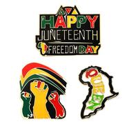 African Brooches for Women Juneteenth Brooch Pins Enamel Black History Africa Map Brooches Black Queen Power Fist Lapel Pins Black History Month Juneteenth African Jewelry Accessories Outfits Party