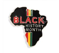 African Brooches for Women Juneteenth Brooch Pins Enamel Black History Africa Map Brooches Black Queen Power Fist Lapel Pins Black History Month Juneteenth African Jewelry Accessories Outfits Party