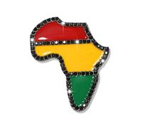 African Brooches for Women Juneteenth Brooch Pins Enamel Black History Africa Map Brooches Black Queen Power Fist Lapel Pins Black History Month Juneteenth African Jewelry Accessories Outfits Party