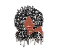 African Brooches for Women Juneteenth Brooch Pins Enamel Black History Africa Map Brooches Black Queen Power Fist Lapel Pins Black History Month Juneteenth African Jewelry Accessories Outfits Party