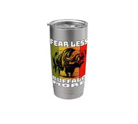 African Buffalo Retro African Buffalo Stainless Steel Insulated Tumbler