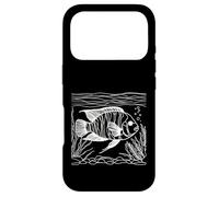 African Cichlid Line Art Aquarist Case for iPhone 17 Pro