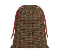 African Classic Weave Print Drawstring Gift Reusable Bag Party Favors Weddings Office Travel Daily Storage Pouch