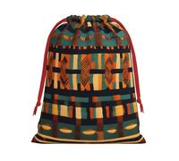 African Classic Weave Print Gift Stylish Bags Holiday Parties Wedding Favors Candy Wrapping Storage Reusable