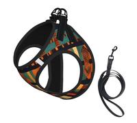 African Classic Weave Print Pet Leash Vest,For Small Dogs,Adjustable And Comfortable Cat Puppy Essentials