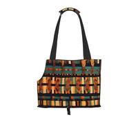 African Classic Weave print Puppy Carrier Dog Walking Bags Pets Dogs Carrier Bags for small Dogs and Cat and Rabbit