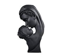 African Deco Sculpture, Mother and Son African Figurines Statue, Decoration For Living Room, Apartment Modern, Deco Office,Mother's Day For Decor,yellow
