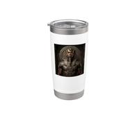 African Dignified Ancient Egyptian Ruler Ankh Symbol Stainless Steel Insulated Tumbler