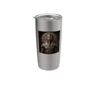 African Dignified Ancient Egyptian Ruler Ankh Symbol Stainless Steel Insulated Tumbler