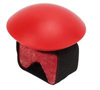 African Drum Finger Shaker, Sand Rattle Hammer Percussion Instrument, Handbell Accessories with Crisp Loud Sound, Comfortable Non - Slip Design for Music Performances and Rhythm Pr (Red)