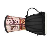 African Drum Instruments 4 Inch Painted Colourful West African Djembe Drum Head Hand Drum Musical Instrument Professional African Drum (Color : B)