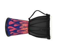 African Drum Instruments 4 Inch Painted Colourful West African Djembe Drum Head Hand Drum Musical Instrument Professional African Drum (Color : D)