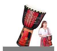 African Drums for Kids,8-Inch African Inspired Multicolored Hand Drum - Percussion Instruments, Artistic Music Decoration for Music Lessons, Activities, Performances