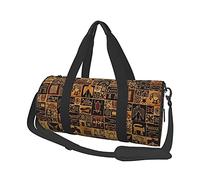 African Egyptian Culture Travel Duffel Bags Gym Sports Luggage Large Travel Tote Bag Overnight Weekend Bags for Man and Women