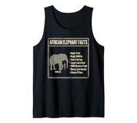 African Elephant Facts Largest Land Animal Info Tank Top