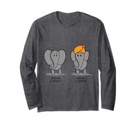 African Elephant, Indian Elephant Long Sleeve T-Shirt