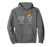 African Elephant, Indian Elephant Pullover Hoodie