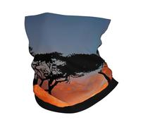 African Elephant Print Neck Warmer Ultra-Soft, Stretchy Neck Gaiter Winter Neck Gaiter Warmer For Menand Women