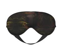 African Elephant Print Soft Eye Mask/Sleep Eye Mask/Blackout Eye Mask, Suitable for Travel/Office/Yoga/Nap