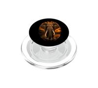 African Elephant Safari Sunset Nature Elephant Lover PopSockets PopGrip for MagSafe