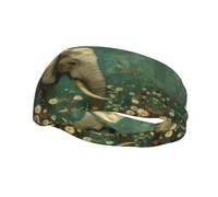 African Elephant Sweat Band Headband for Men Women - Athletic Stretchable Breathable for Running Gym Tennis Yoga & All Sports