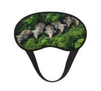 African Elephants Strolling Ultimate Eye Mask for Sleeping, Soft and Comfortable Eye Mask, Relaxing Zero Pressure Night Blindfold.