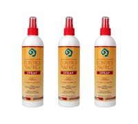 African Essence Control Wig Spray, 3 in 1 Formula, 355ml, Pack of 3