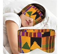 African Ethnic Pattern Print Adults Sleeping Eye Mask Soft Breathable Versatile Blindfold Daily Travel