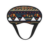 African Ethnic Pattern Print Adults Washable Eye Mask for Sleeping Blocking Nap for Travel Camping Night Rest
