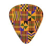 African Ethnic Pattern Print Guitar Picks 12 Pieces For Electric Guitar Ukulele Accessory For Girls Present
