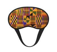 African Ethnic Pattern Print Unisex Washable Eye Mask Sleeping Light-Blocking Cover for Home Hotel Camping