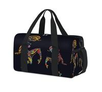 African Ethnic Woman Sport Duffel Bags for Kids Girls Boys Women Men Hippie Woman Overnight Weekender Travel Bag Tote Carry Gym Casual Duffel Bags