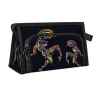 African Ethnic Woman Travel Makeup Bag for Women Men Kids Girls Boys Hippie Woman Multipurpose Wash Pouch Bag Toiletry Cosmetic Toiletries Shower Bag Organizer