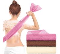 African Exfoliating Net, African Exfoliating Sponge, Nylon Back Scrubbers, Shower Sponge Body Sponge Skin Smoother, Deep Cleaning African Net Bathing Sponge for Men and Women