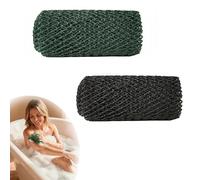 African Exfoliating Net Sponge,2 pcs Sponge Bath,Exfoliating Net,Scrubbing Net Body,Massage Bath Beauty Skin Wash Towel,Cloth Nylon Back Scrubbers for Shower SPA Massage