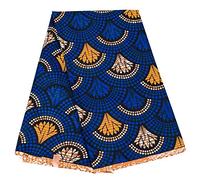 African Fabric 6 Yard Printed Wax Cloth African Ankara Fabric for Party Dress A64