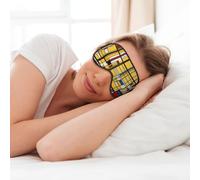 African Fabric Tribal Print Eye Mask Soft Eye Mask for Sleeping, Travel, Nap Women and Men