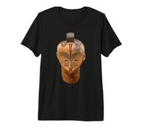 African Fang Tribal Mask West African Ritual Design Premium T-Shirt