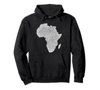 African Fingerprint Map Afrocentric Identity Pride Pullover Hoodie