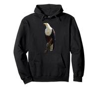 African Fish Eagle Haliaeetus Vocifer Safari Bird Pullover Hoodie