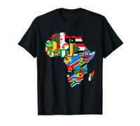 African Flags, Africa Map, African Silhouette, African Pride T-Shirt