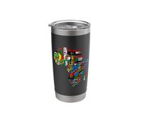 African Flags, African Silhouette, Africa Map, African Pride Stainless Steel Insulated Tumbler