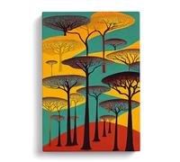 African Forest Vol.3 Canvas Print | Gallery Wrapped 30mm Frame Wall Art | 30x20 inches | Ready to Hang | Modern Landscape Picture | Living Room Bedroom Lounge Office