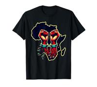 African Freedom Fists Breaking Chains Strong Symbolism T-Shirt