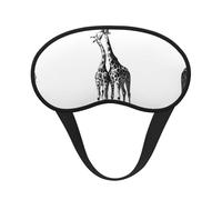 African Giraffe Polyester Sleep Mask,Light Blocking Sleep Eye Mask,Night Sleeping Mask, Eye Blinder