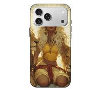 African Goddess with Lions Compatible with iPhone 17/17 Air/17 Pro/17 Pro Max TPU Phone Case Slim Phone Protective Cover