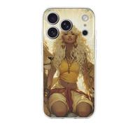 African Goddess with Lions Compatible with iPhone 17/17 Air/17 Pro/17 Pro Max TPU Phone Case Slim Phone Protective Cover