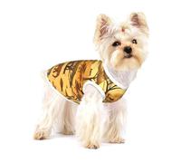 African Grassland Animals Medium Stretchy Dog T-Shirts Soft Cool Sleeveless Stripe Vests Breathable Clothes for Puppy Kitty Cats Small.